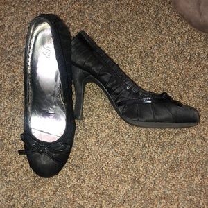 Cute black high heels